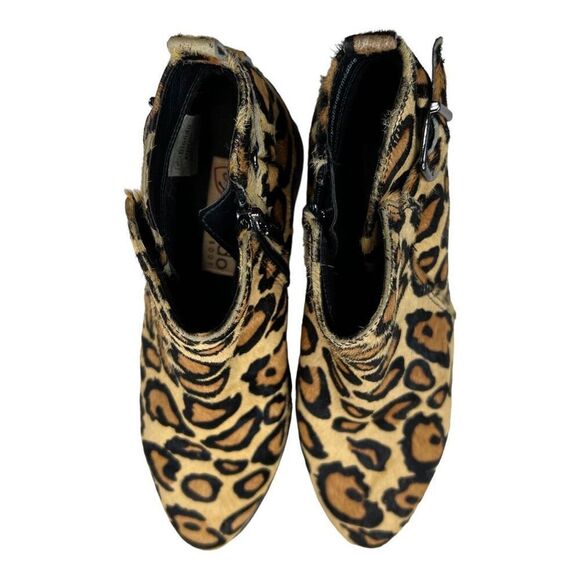 Blondo Women's Animal Print Tami Waterproof Boots Bootie Brown & Black Size 6.5M - Picture 8 of 11